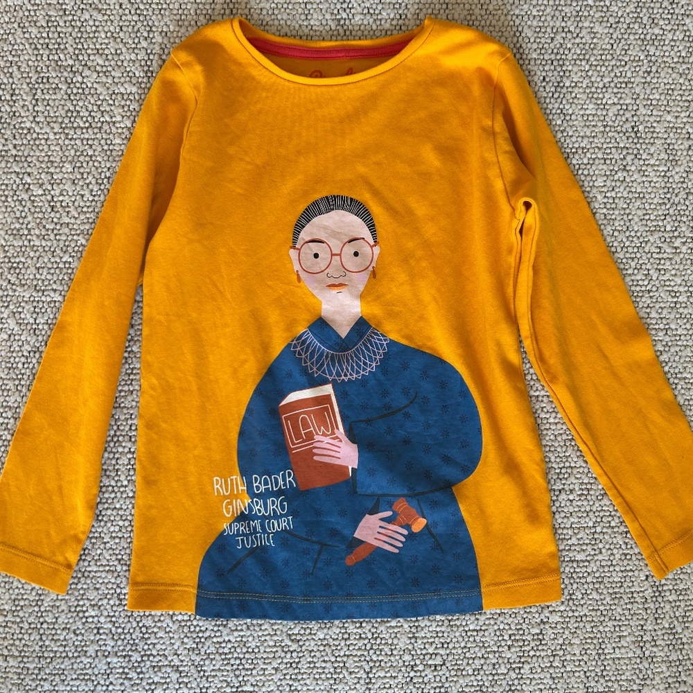 Piccolina Ruth Bader Ginsburg Shirt Size 7